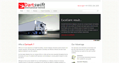 Desktop Screenshot of dartswiftintl.com